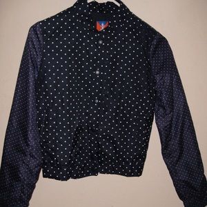 OC POLKADOT BOMBER JACKET XS